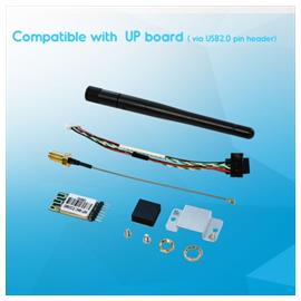 WiFi kit for UP (using USB2.0 pin header) with WiFi IEEE 802.11 b/g/n. 2.4GHz module, antenna + cable, USB pin-header cable