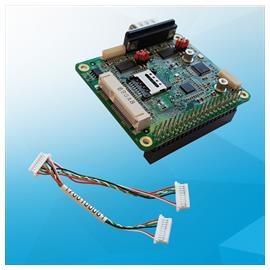 Add-on board for UP Board with mPCIe slot + SIM including USB cable, for 3G / WiFi / BT module