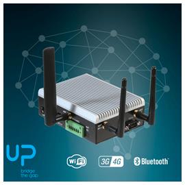 UP board x5-Z8350 with 2GB RAM & 32GB eMMC, 2x RS-232/485, Digital +  Analog I/Os, Bluetooth+WiFi+4G (EMEA)