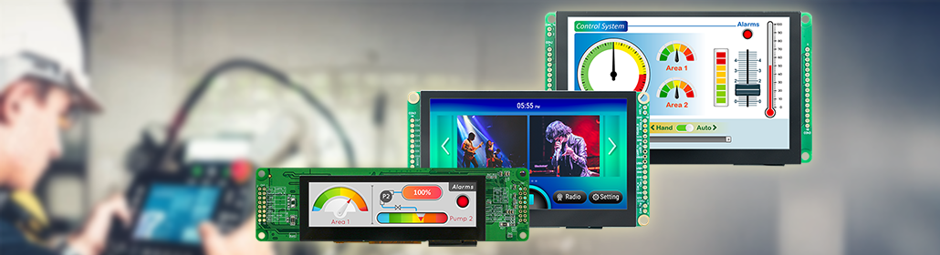 Smart CAN Bus displays from Winstar