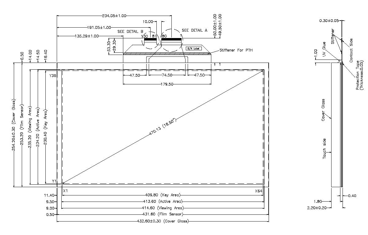 P3019-A20-APEX / P3019-A20 | Projected Capacitive Touchscreen | Apex ...