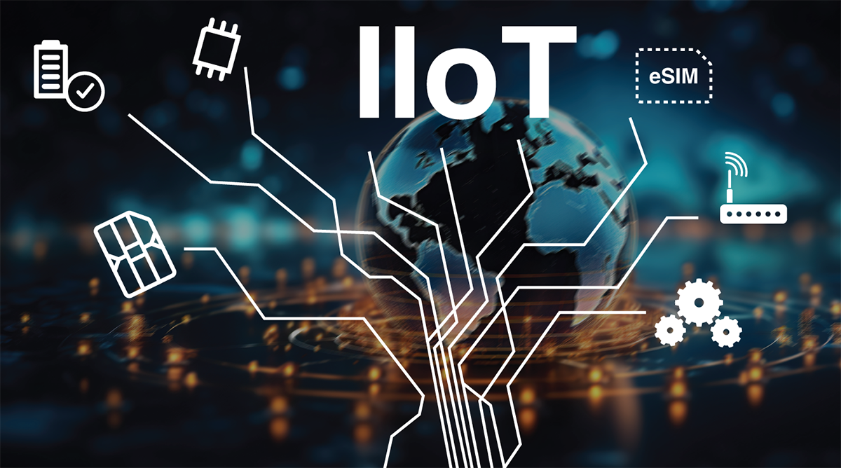 IIoT devices globally connected through one SIM provider with an easy to use data and SIM-management CaaS-platform