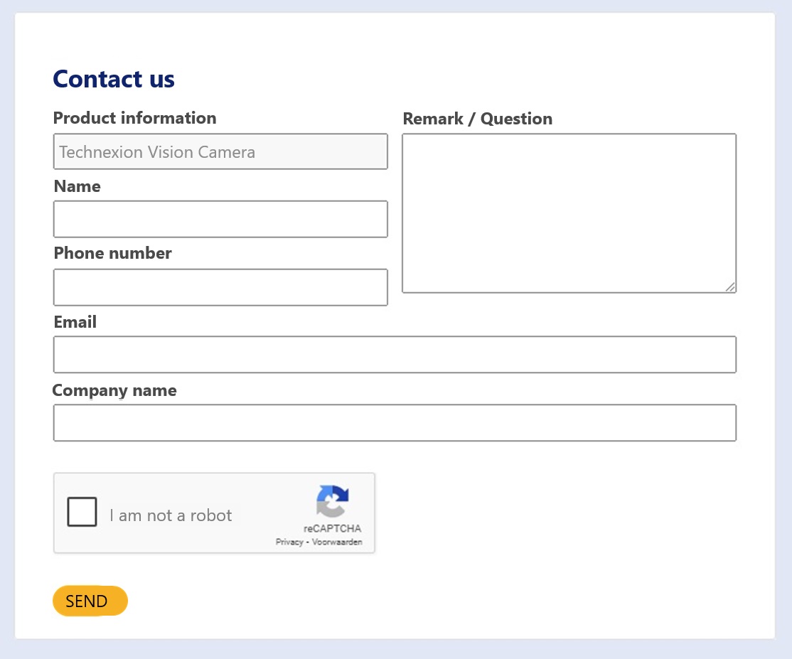 Contact Texim on Technexion Vision Cameras